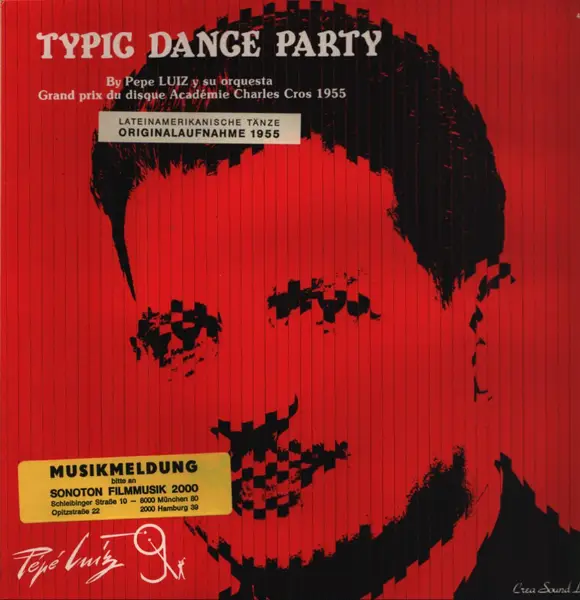 PÉPÉ LUIZ ET SON ORCHESTRE D'AMÉRIQUE LATINE - Typic Dance Party - Disque 33T