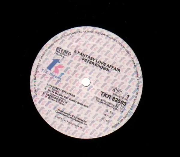 PETER BROWN - A Fantasy Love Affair (GATEFOLD) - LP