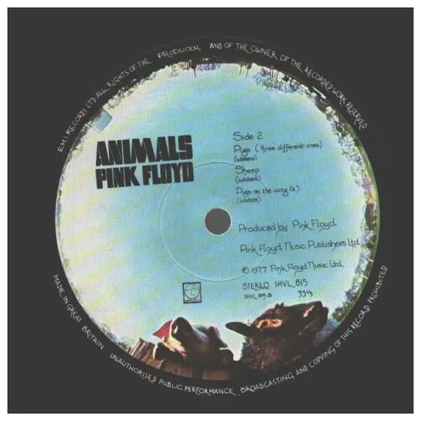 洋楽 Pink Floyd Animals LP Pink Floyd – Animals – Vinyl (Terre Haute, LP, Album, Stereo