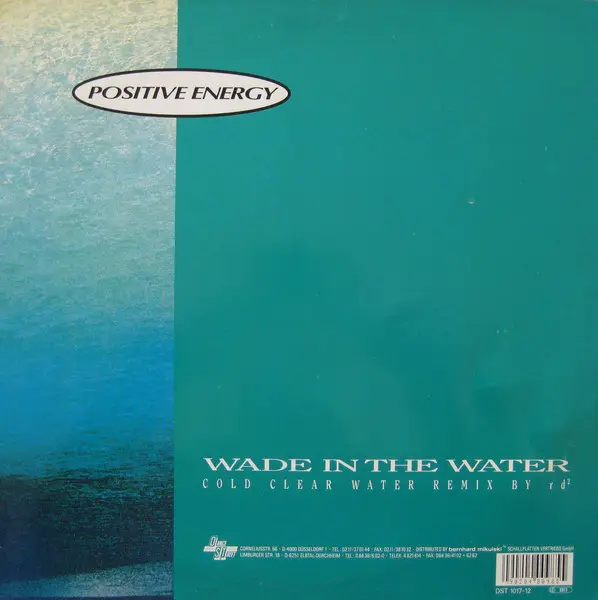 POSITIVE ENERGY - Wade In The Water - Disque Maxi x 1