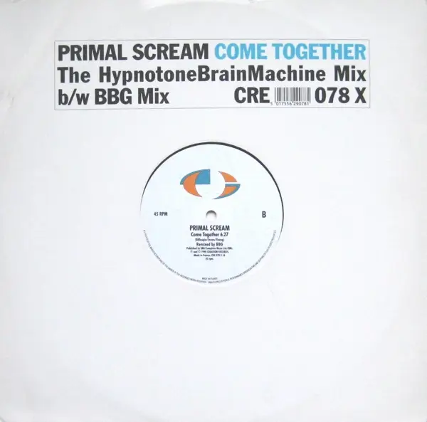 PRIMAL SCREAM - Come Together - 12 inch x 1