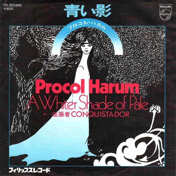 PROCOL HARUM - A Whiter Shade Of Pale - Disque 45T x 1