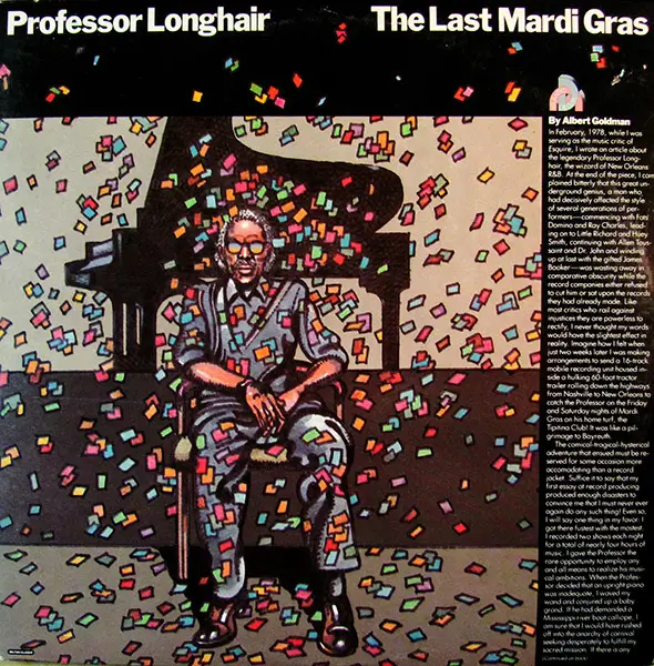 PROFESSOR LONGHAIR - The Last Mardi Gras - LP x 2