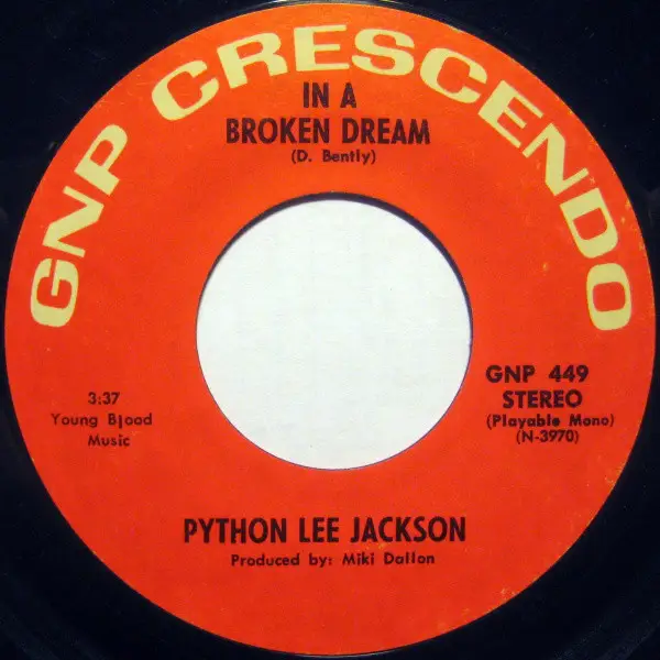 Python Lee Jackson In A Broken Dream