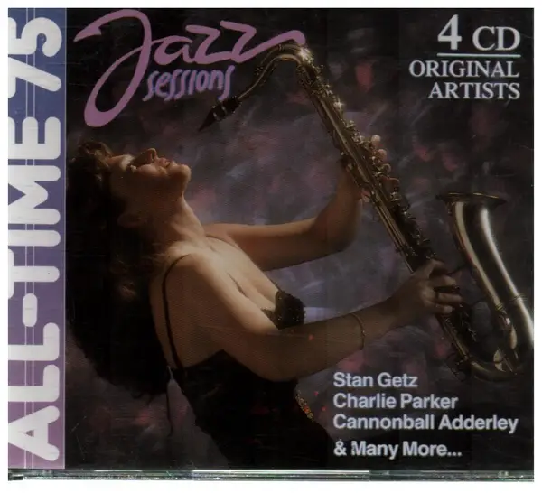 QUINCY JONES, NINA SIMONE, LOUIS ARMSTRONG & OTHERS - 75 All Time Jazz Sessions - Disque CD x 4