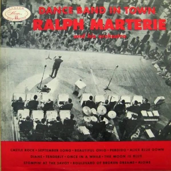 RALPH MARTERIE AND HIS ORCHESTRA - Dance Band In Town - Disque 33T