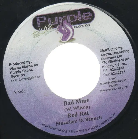 RED RAT / NICKY B - Bad Mine / Wave Your Hand - 7inch x 1