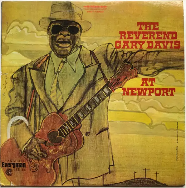REV. GARY DAVIS - The Reverend Gary Davis At Newport - Disque 33T
