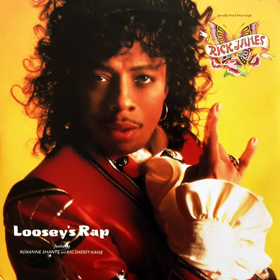 RICK JAMES FEATURING ROXANNE SHANTÉ AND BIG DADDY KANE - Loosey's Rap - Disque Maxi x 1