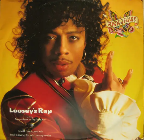 RICK JAMES FEATURING ROXANNE SHANTÉ AND BIG DADDY KANE - Loosey's Rap - Disque Maxi x 1
