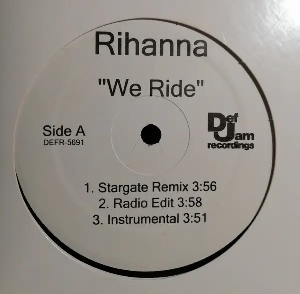 RIHANNA - We Ride - Disque Maxi x 1
