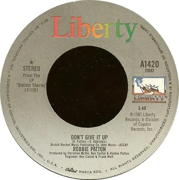 Robbie Patton Don't Give It Up