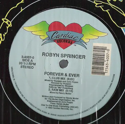 ROBYN SPRINGER - Forever & Ever - Disque Maxi x 1