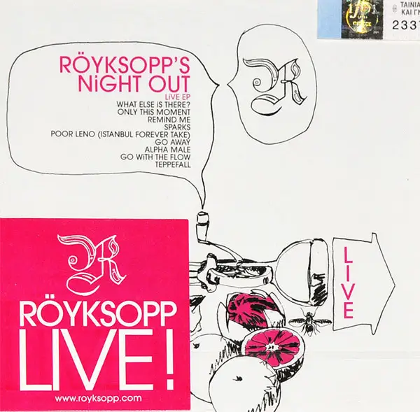 RÖYKSOPP - Röyksopp's Night Out (Live EP) - CD x 2
