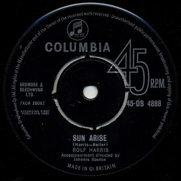 rolf harris sun arise