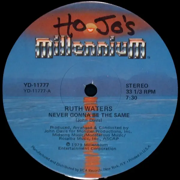 RUTH WATERS - Never Gonna Be The Same (PROMO) - 12 inch x 1