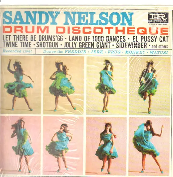 SANDY NELSON - Drum Discothéque - Disque 33T