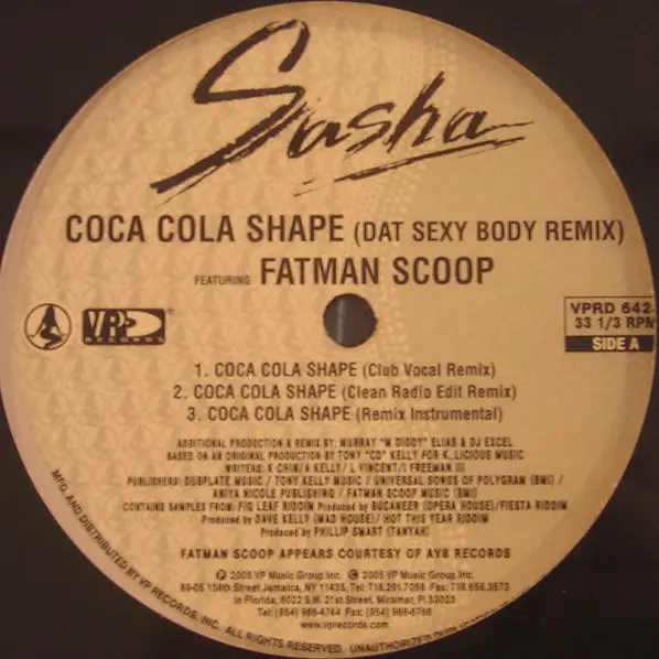 7 - Coca Cola Shape / Dat Sexy Body - 12 inch 45 rpm