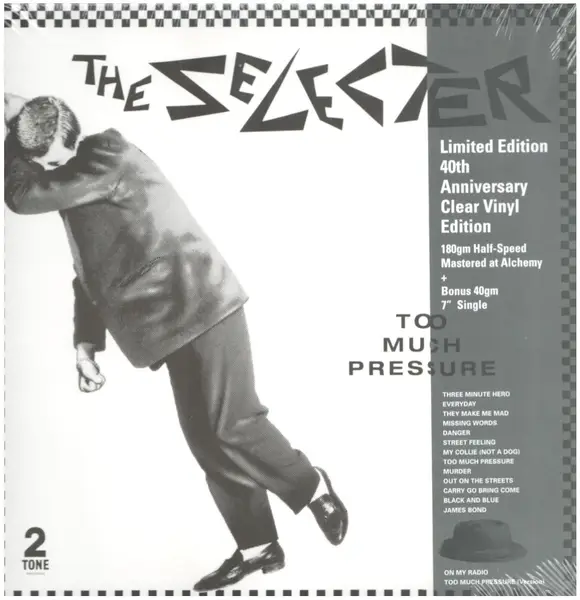 SELECTER - Too Much Pressure (CLEAR 180G VINYL / CLEAR BONUS 7''/ OBI) - Disque 33T x 2