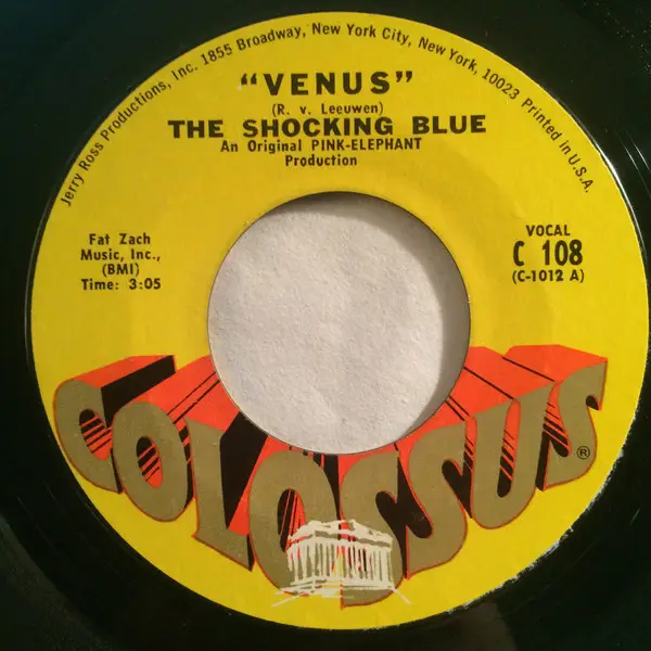 SHOCKING BLUE - Venus - 7inch x 1