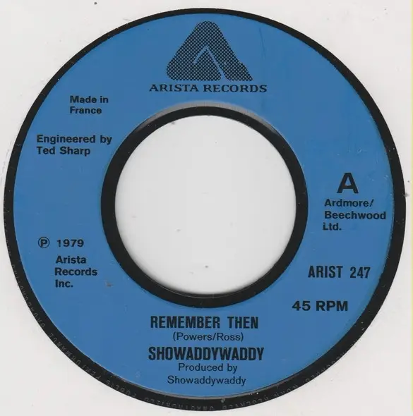 Showaddywaddy Remember Then