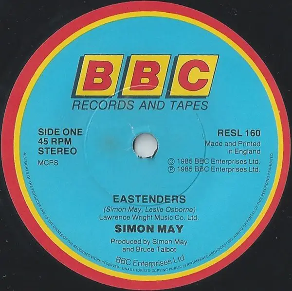 SIMON MAY - Eastenders - Disque 45T x 1