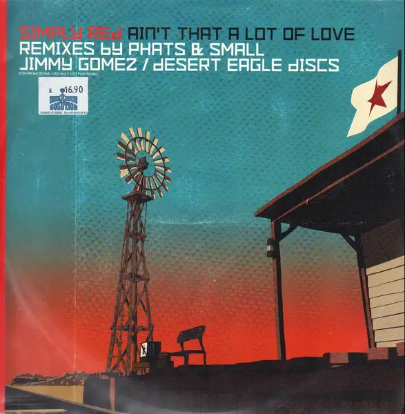 SIMPLY RED - Ain't That A Lot Of Love - 12 inch x 1
