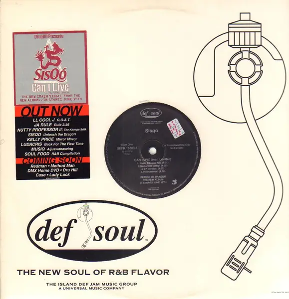 SISQO - Can I Live / Last Night - 12 inch 45 rpm