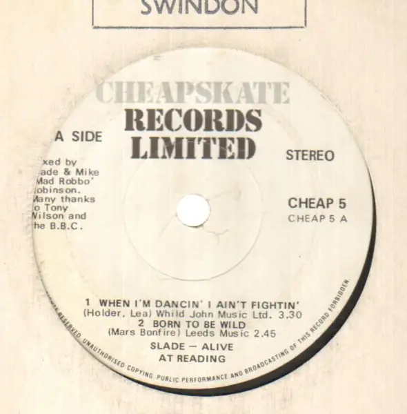 Slade Alive At Reading '80