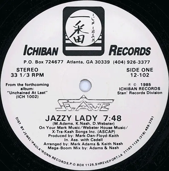 SLAVE - Jazzy Lady / Don't Waste My Tyme - 12 inch x 1