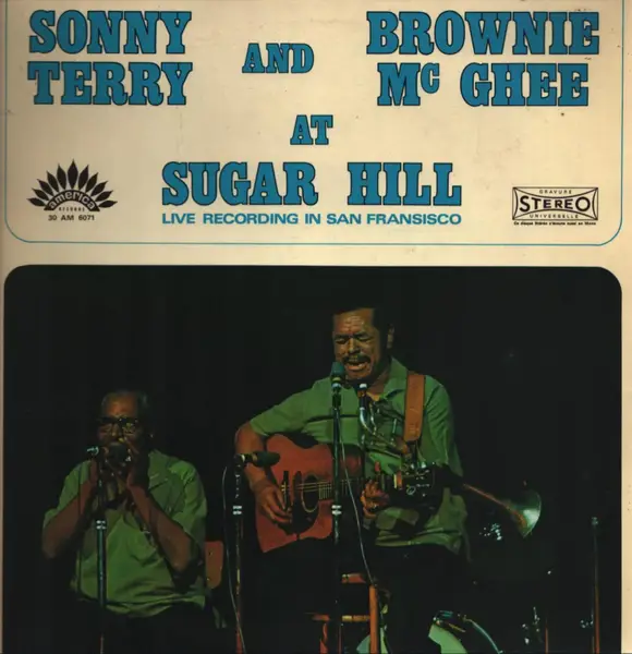 SONNY TERRY & BROWNIE MCGHEE - At Sugar Hill - Disque 33T