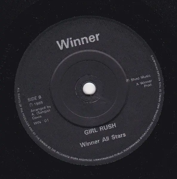 SOPHIA GEORGE / WINNER ALL STARS - Girlie Girlie / Girl Rush - Disque 45T x 1