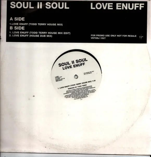 SOUL II SOUL - Love Enuff - Disque Maxi x 1