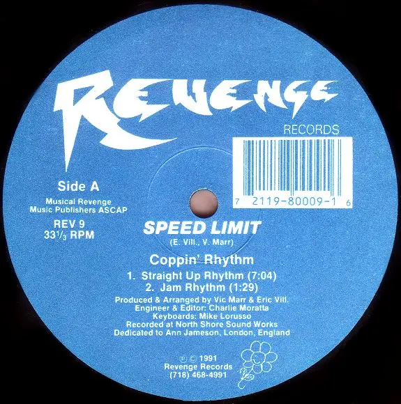 SPEED LIMIT - Coppin' Rhythm - Disque Maxi x 1