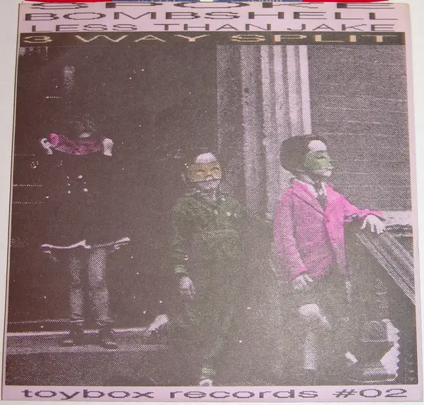 SPOKE / LESS THAN JAKE / BOMBSHELL - 3 Way Split (NUMBERED) - 7inch x 1