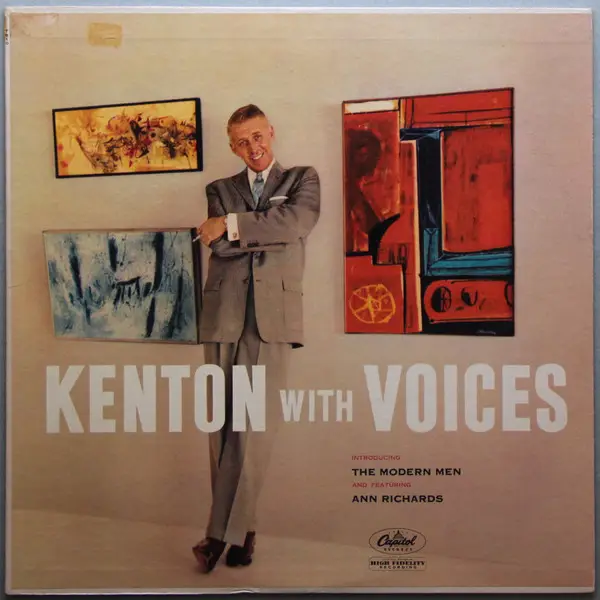 STAN KENTON INTRODUCING THE MODERN MEN AND FEATURING ANN RICHARDS - Kenton With Voices - Disque 33T