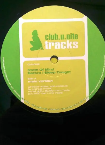 STATE OF MIND - Before I Sleep Tonight - 12 inch x 1