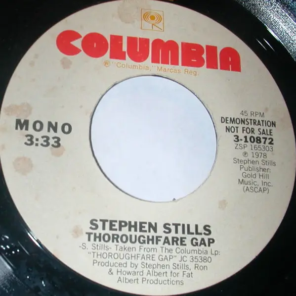 Stephen Stills Thoroughfare Gap