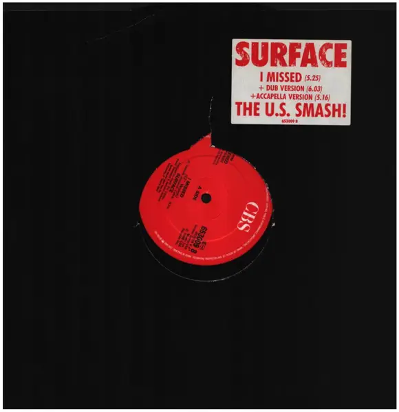 SURFACE - I Missed - Disque Maxi 45T