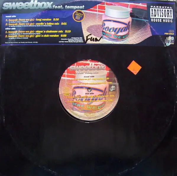 SWEETBOX FEAT. TEMPEST - Booyah (Here We Go) - Disque Maxi x 1