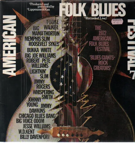T BONE WALKER, MEMPHIS SLIM - American Folk Blues Festival '72 (GATEFOLD) - Disque 33T x 2