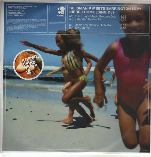TALISMAN P. MEETS BARRINGTON LEVY - Here I Come (Sing DJ) - Disque Maxi x 1