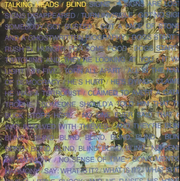 TALKING HEADS - Blind - 12 inch x 1