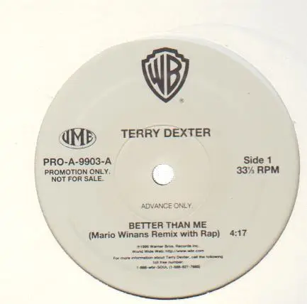 TERRY DEXTER FEATURING SOLÉ - Better Than Me - 12 inch 45 rpm