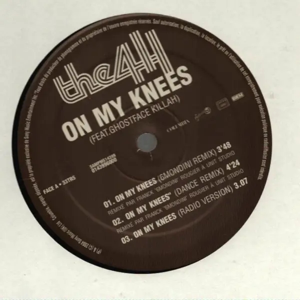 THE 411 FEATURING GHOSTFACE KILLAH - On My Knees - Disque Maxi x 1
