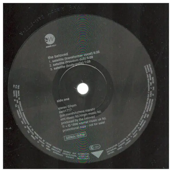 THE BELOVED - Satellite - 12 inch x 2