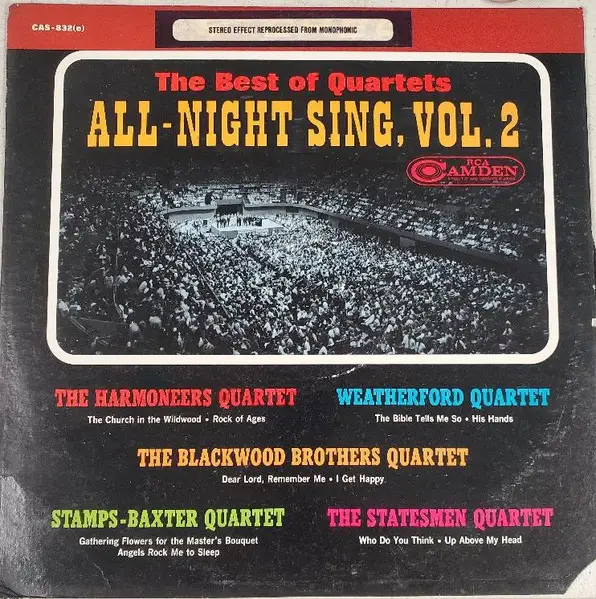THE BEST OF QUARTETS - All-Night Sing, Vol. 2 - LP
