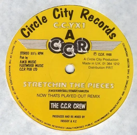THE C.C.R. CREW - Stretchin' The Pieces - 12 inch x 1