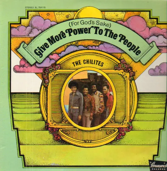 THE CHI-LITES - (For God's Sake) Give More Power To The People - Disque 33T