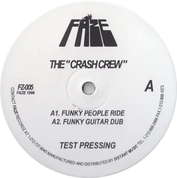 THE ''CRASH CREW'' - Funky People - 12 inch x 1